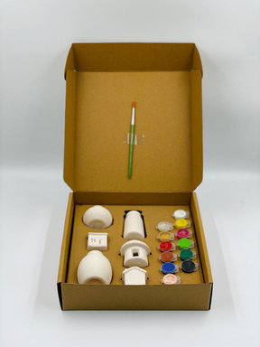 Kids Colouring Pottery Kit